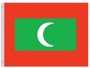 Valprin 4x6 Inch Maldives Stick Flag ( 12 pack )