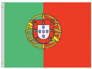 Valprin 4x6 Inch Portugal Stick Flag ( 12 pack )