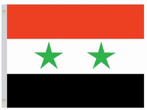 Valprin 4x6 Inch Syria Stick Flag ( 12 pack )