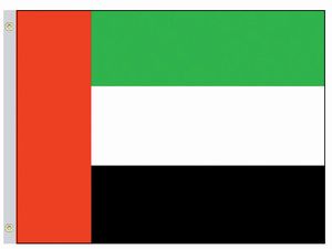 Valprin 4x6 Inch United Arab Emirates Stick Flag ( 12 pack )