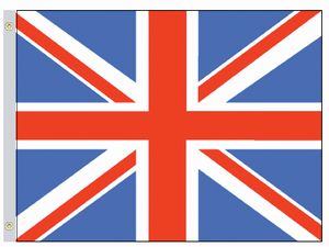 Valprin 4x6 Inch United Kingdom Stick Flag ( 12 pack )