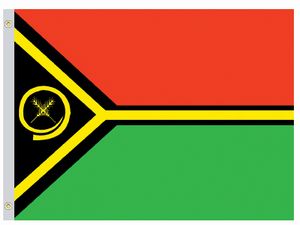Valprin 4x6 Inch Vanuatu Stick Flag ( 12 pack )
