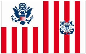 Perma-Nyl 30x48 Inch Nylon U.S. Coast Guard Ensign