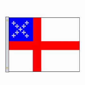 Perma-Nyl 3'x5' Nylon Outdoor Episcopal Flag