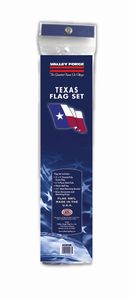 PVC Bagged Texas Flag Kit ( 12 pack ) - Retail Packaging