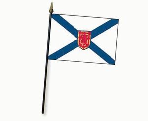 Valprin 4x6 Inch Nova Scotia Stick Flag  ( 12 pack )