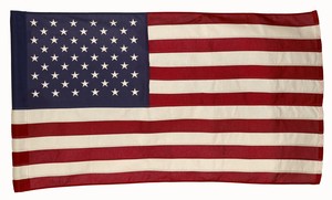 2.5'x4' Cotton U.S. Flag - Retail Packaging (minimum order 6)