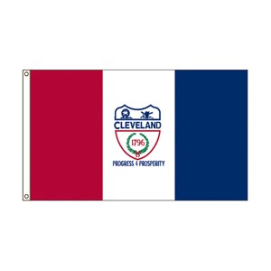 3'x5' Nylon Cleveland Flag