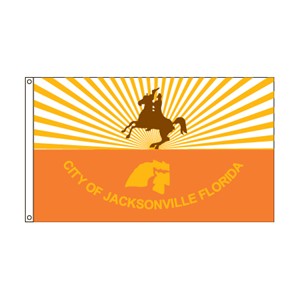 3'x5' Nylon Jacksonville City Flag