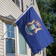Perma-Nyl Perma-Nyl 3'x5' Michigan Flag - Retail Packaging MI3 View 2