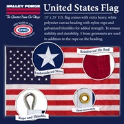 Perma-Nyl Perma-Nyl 15'x25' Nylon U.S. Flag 15221000 View 2