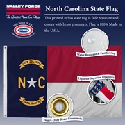 Perma-Nyl Perma-Nyl 3'x5' North Carolina Flag - Retail Packaging NC3 View 4