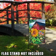 Toland Home Garden Star-Spangled Sunflower Garden Flag 1210140 View 4