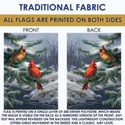 Toland Home Garden Winter Cardinals House Flag 2810269 View 5