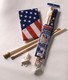 PVC Bagged U.S. Flag Kit With Wood Pole - Retail Packaging (minimum order 6)