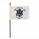 Valprin 4x6 Inch Coast Guard Stick Flag (minimum order 12)