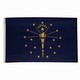 Spectramax 5'x8' Nylon Indiana Flag