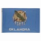 Spectramax 4'x6' Nylon Oklahoma Flag