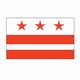 Perma-Nyl 3'x5' District Of Columbia Flag - Retail Packaging