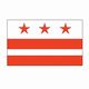 Perma-Nyl 3'x5' District Of Columbia Flag - Retail Packaging