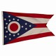 Perma-Nyl 3'x5' Ohio Flag - Retail Packaging