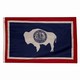 Perma-Nyl 3'x5' Wyoming Flag - Retail Packaging
