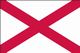 Valprin 4x6 Inch Alabama Stick Flag (minimum order 12)
