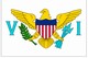 Valprin 4x6 Inch Virgin Islands Stick Flag (minimum order 12)
