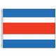 Perma-Nyl 3'x5' Nylon Costa Rica Civil Flag