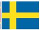 Perma-Nyl 2'x3' Nylon Sweden Flag