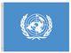 Perma-Nyl 2'x3' Nylon United Nations Flag