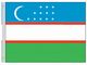 Perma-Nyl 2'x3' Nylon Uzbekistan Flag