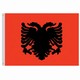 Valprin 4x6 Inch Albania Stick Flag (minimum order 12)