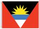 Valprin 4x6 Inch Antiqua & Barbuda Stick Flag (minimum order 12)