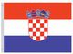 Valprin 4x6 Inch Croatia Stick Flag (minimum order 12)