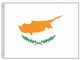 Valprin 4x6 Inch Cyprus Stick Flag (minimum order 12)