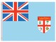 Valprin 4x6 Inch Fiji Stick Flag (minimum order 12)