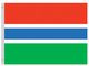 Valprin 4x6 Inch Gambia Stick Flag (minimum order 12)