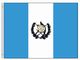 Valprin 4x6 Inch Guatemala Stick Flag (minimum order 12)