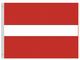 Valprin 4x6 Inch Latvia Stick Flag (minimum order 12)