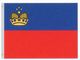 Valprin 4x6 Inch Liechtenstein Stick Flag (minimum order 12)