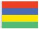 Valprin 4x6 Inch Mauritius Stick Flag (minimum order 12)