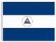 Valprin 4x6 Inch Nicaragua Stick Flag (minimum order 12)