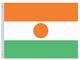 Valprin 4x6 Inch Niger Stick Flag (minimum order 12)