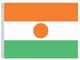 Valprin 4x6 Inch Niger Stick Flag (minimum order 12)