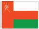 Valprin 4x6 Inch Oman Stick Flag (minimum order 12)