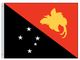 Valprin 4x6 Inch Papua New Guinea Stick Flag (minimum order 12)