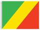 Valprin 4x6 Inch Republic Of The Congo Stick Flag (minimum order 12)