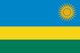 Valprin 4x6 Inch Rwanda Stick Flag (minimum order 12)