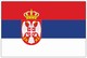 Valprin 4x6 Inch Serbia Stick Flag (minimum order 12)